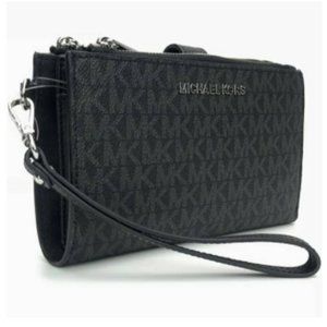 SOLD NWT Michael Kors Jet Set Double Zip Wristlet
